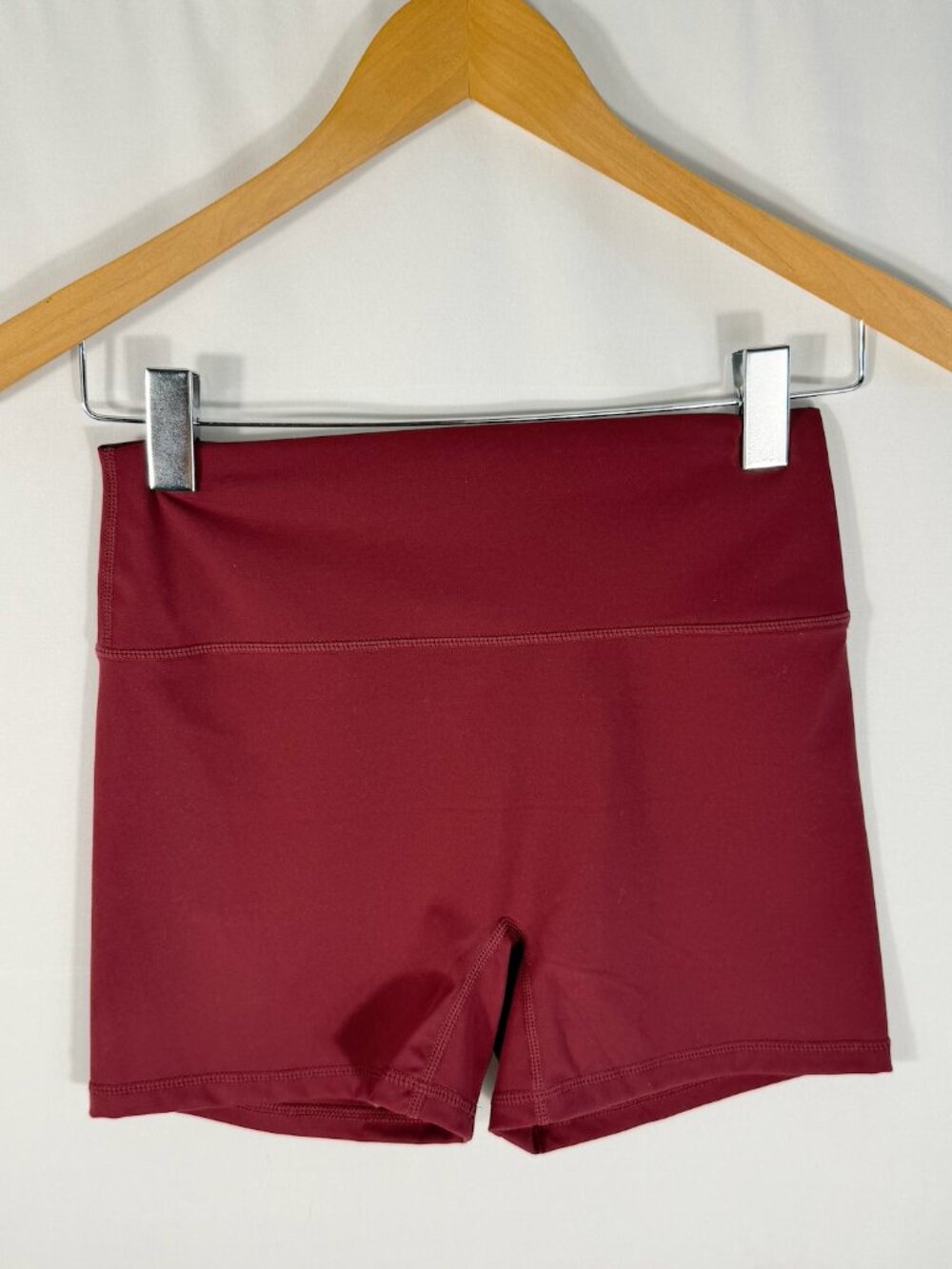 Wilo The Label Longline Cami Shorts Set Burgundy Medium NWT 2 Piece Workout - Picture 7 of 8